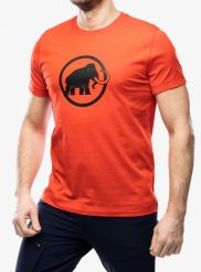 Koszulka bawełniana męska Mammut Core T-Shirt Classic. Czerwone t-shirty męskie Mammut, l, bez wzorów, z bawełny, eleganckie, bez kołnierzyka. Za 205.40 zł.