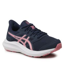 Buty do biegania Asics. Niebieskie obuwie sportowe damskie Asics, bez wzorów, do biegania. Za 189.99 zł.
