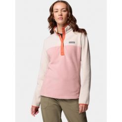 Sweter Damski Columbia Benton Springs 1/2 Snap II. Czerwone swetry damskie Columbia, bez wzorów, z materiału, sportowe, bez kołnierzyka, bez ramiączek, bez kaptura. Za 219.00 zł.