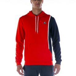 Le Coq Sportif Saison 1 Hoody N°1 M Czerwona Bluza Dorosłych. Czerwone bluzy męskie le coq sportif, m, bez wzorów, z bawełny, bez kaptura, na fitness i siłownię. Za 361.55 zł.