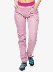 Spodnie wspinaczkowe damskie La Sportiva Itaca Pant. Czerwone spodnie materiałowe damskie La Sportiva, l, bez wzorów, z bawełny, z podwyższonym stanem. Za 291.49 zł.