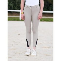 Damskie spodnie do jazdy konnej Le Sabotier Athenais. Brązowe spodnie materiałowe damskie LE SABOTIER, bez wzorów. W wyprzedaży za 587.00 zł.