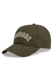 Barbour Czapka z daszkiem Campbell MHA0840GN51 Zielony. Zielone rękawiczki męskie Barbour, bez wzorów, z bawełny. Za 89.99 zł.