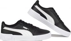 Puma Buty damskie Puma Carina 2.0 czarne 385849 10 38. Czarne obuwie sportowe damskie Puma, bez wzorów. Za 276.60 zł.