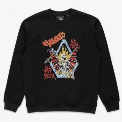 Bluza Volcom Single Stone Po Szara. Szare bluzy męskie Volcom, s, bez wzorów, bez kaptura. Za 338.36 zł.