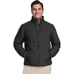 Kurtka Męska Skechers GO SHIELD Cozy Fit Traverse Down Jacket. Czarne kurtki męskie Skechers, m, bez wzorów, z poliesteru, sportowe, bez kaptura. Za 690.00 zł.