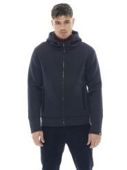 Leone 1947 Soft Basic męska kurtka z neoprenu z kapturem i zamkiem błyskawicznym. Czarne kurtki męskie LEONE 1947 APPAREL, l, bez wzorów, z neoprenu, z kapturem. Za 530.46 zł.