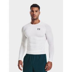 Koszulka termoaktywna męska UNDER ARMOUR 1361524 z długim rękawem. Czarne bluzy męskie Under Armour, m, bez wzorów, bez kaptura. Za 119.99 zł.