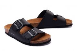 DR. BRINKMANN 600303-1 schwarz, klapki profilaktyczne męskie. Czarne klapki męskie Dr. Brinkmann. Za 189.90 zł.