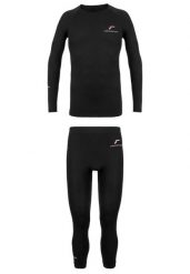 Bielizna damska Reusch Reusch Underwear Set Lady 3/4 Pants. Czarna bielizna termoaktywna damska Reusch, s, bez wzorów, z elastanu, bez ramiączek. Za 349.90 zł.