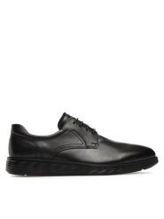 ECCO Półbuty S Lite Hybrid 52030401001 Czarny. Czarne eleganckie półbuty ecco, ze skóry, wizytowe, bez zapięcia. Za 499.99 zł.