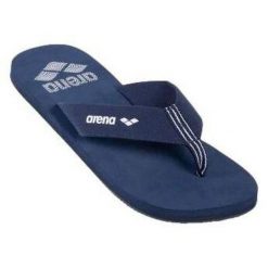 Japonki Arena Sand Thong. Niebieskie klapki damskie Arena, z bawełny. Za 91.55 zł.
