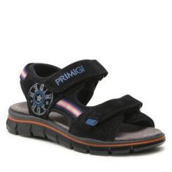 Sandały Primigi. Czarne sandały chłopięce Primigi, bez zapięcia. Za 379.99 zł.