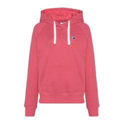 Bluza damska FILA Bibinje. Czerwone bluzy sportowe damskie Fila, m, bez wzorów, z bawełny, z kapturem. Za 319.15 zł.