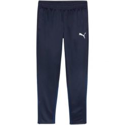 Spodnie męskie Puma Team Goal Training. Białe spodnie sportowe męskie Puma, m, bez wzorów, z dresówki, na fitness i siłownię. Za 149.00 zł.