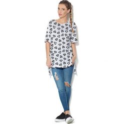 Colour Pleasure Koszulka CP-033 174 biało-czarna r. uniwersalny. T-shirty damskie marki Colour Pleasure. Za 76.57 zł.