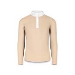 Dziewczęca koszulka polo z długim rękawem do jazdy konnej Kentucky Tokyo. Brązowe bluzki dla dziewczynek KENTUCKY HORSEWEAR, bez wzorów, bez ramiączek. Za 377.50 zł.