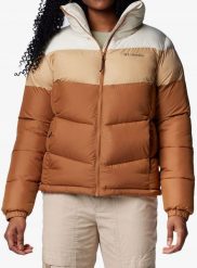 Columbia Puffect II Colorblock Jacket 2088481224 Brązowe L. Brązowe kurtki męskie Columbia, l, bez wzorów, bez kaptura. Za 464.26 zł.