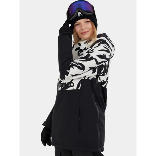 Anorak Damski Fundango Birch ECO Logo. Białe kurtki damskie Fundango, na zimę, bez wzorów, bez kaptura, narciarskie. Za 599.90 zł.