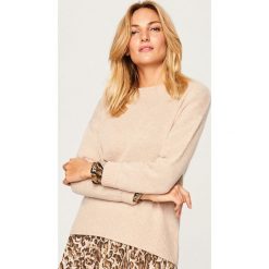 Sweter z kaszmiru - Beżowy. Swetry damskie marki Reserved. Za 349.99 zł.