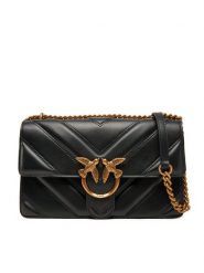 PINKO Torebka Love One Classic Light Dc PE 25 PLTT 104549 A26Z Czarny. Czarne torebki do ręki damskie Pinko, bez wzorów, ze skóry, wizytowe, bez dodatków. Za 1,710.00 zł.