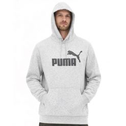 Bluza sportowa kangurka z kapturem męska Puma Hoodle II. Szare bluzy męskie Puma, m, bez wzorów, z kapturem. Za 119.00 zł.