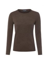 Franco Callegari bluzka z czystego kaszmiru Kobiety Kaszmir (100%) brązowy, S. Brązowe bluzki damskie Franco Callegari, s, bez wzorów, z kaszmiru, eleganckie, bez kołnierzyka, bez ramiączek. Za 599.95 zł.