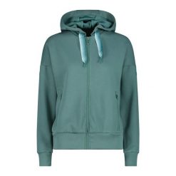 Bluza damska turystyczna CMP 35D7486. Zielone bluzy damskie CMP, xl, bez wzorów, bez kaptura. Za 297.50 zł.