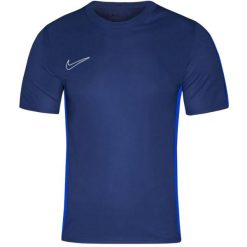 Męska Koszulka Academy DriFIT. Niebieskie koszulki sportowe męskie Nike, m, bez wzorów, bez kołnierzyka, bez ramiączek, trekkingowe. Za 131.99 zł.