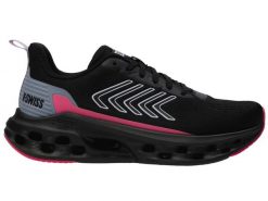 Buty sportowe MELROSE TUBES LITE (94494-065-M). Czarne obuwie sportowe damskie K-SWISS, bez wzorów. Za 189.00 zł.