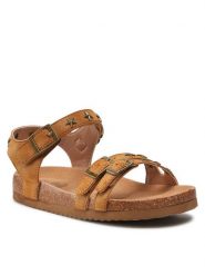 Nelli Blu Sandały CS20161-01 Brązowy. Brązowe sandały dziewczęce Nelli Blu, z materiału, bez zapięcia. Za 89.99 zł.