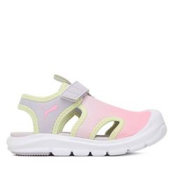 Sandały Puma. Czerwone sandały dziewczęce Puma, bez zapięcia. Za 159.99 zł.