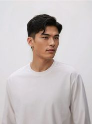 Longsleeve z bawełną - biały. Białe bluzki z długim rękawem męskie Reserved, l, bez wzorów, z bawełny, bez kołnierzyka. Za 89.99 zł.