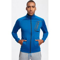 Bluza treningowa męska BLMF200 - kobalt. Bluzy męskie marki KALENJI. W wyprzedaży za 129.99 zł.
