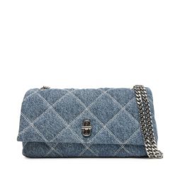 Torebka Marc Jacobs. Niebieskie torebki do ręki damskie Marc Jacobs, bez wzorów, wizytowe, bez dodatków. Za 1,239.00 zł.