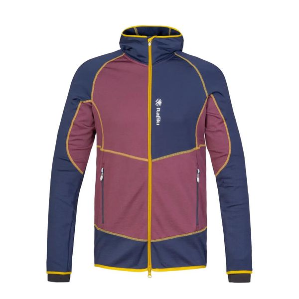 Bluza z kapturem Rafiki Ascent. Brązowe bluzy męskie Rafiki, m, bez wzorów, z materiału, z kapturem, wspinaczkowe. Za 510.55 zł.