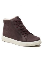 ECCO Trzewiki Street Tray K GORE-TEX 70528302385 Fioletowy. Fioletowe botki damskie ecco, z gore-texu, street, bez obcasa, na płaskiej podeszwie, bez zapięcia. Za 409.99 zł.