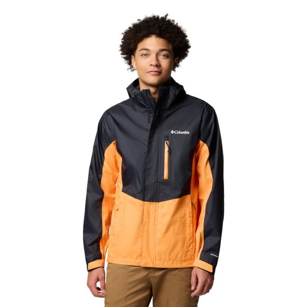 Kurtka sportowa męska Pouring Adventure III Jacket. Brązowe kurtki męskie Columbia, m, bez wzorów, z materiału, trekkingowe. Za 299.99 zł.