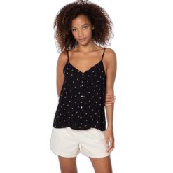 Damski tank top Protest Prtupata spaghetti. Czarne t-shirty damskie Protest, bez wzorów, sportowe, bez kołnierzyka. Za 199.99 zł.