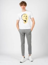 Tommy Hilfiger Spodnie "Bleecker" | MW0MW19857 | Bleecker | Mężczyzna | Szary. Szare spodnie materiałowe męskie Tommy Hilfiger, m, bez wzorów, z denimu. W wyprzedaży za 269.00 zł.