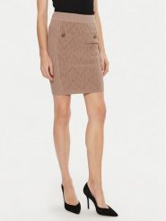 Marciano Guess Spódnica ołówkowa Hermione 4BGD01 5661Z Brązowy Slim Fit. Brązowe spódnice damskie Marciano Guess, xl, z aplikacjami, z syntetyku, ołówkowe. Za 289.99 zł.