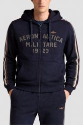 AERONAUTICA MILITARE Granatowa bawełniana męska bluza, Rozmiar XL. Niebieskie bluzy męskie Aeronautica Militare, m, bez wzorów, z bawełny, z kapturem. W wyprzedaży za 636.99 zł.