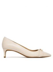 MICHAEL Michael Kors Czółenka Mandy Flex 40T5MAMP1L Écru. Czółenka damskie MICHAEL Michael Kors, bez wzorów, ze skóry, bez obcasa, bez zapięcia. Za 599.99 zł.