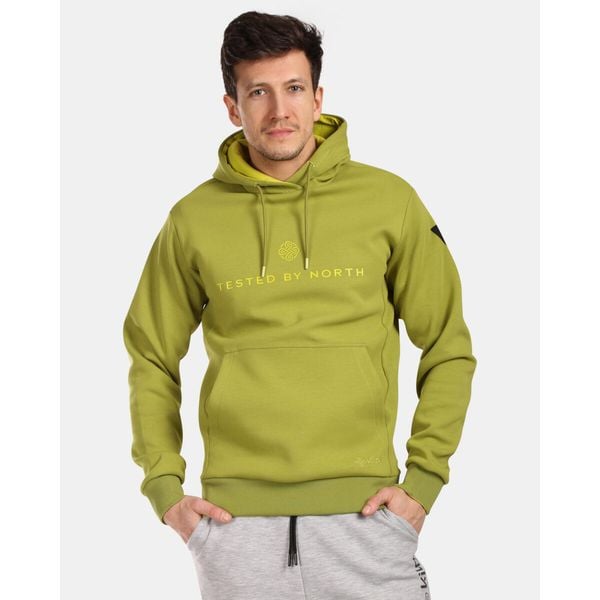 Męska bawełniana bluza z kapturem Kilpi TOMAR-M. Zielone bluzy męskie Kilpi, m, bez wzorów, z bawełny, z kapturem. Za 215.49 zł.
