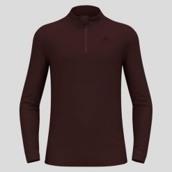 Bluza termoaktywna męska Odlo Merino 260 BL Top Turtle Neck LS Half Zip. Czerwone bielizna termoaktywna męska Odlo, m. Za 425.19 zł.