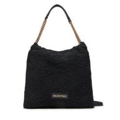 Torebka Valentino. Czarne torebki do ręki damskie Valentino, bez wzorów, klasyczne, bez dodatków. Za 399.99 zł.