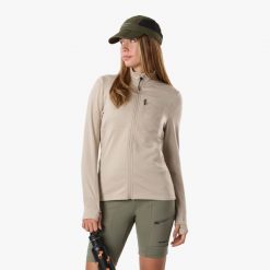 Bluza polarowa Wędrówki damska Swedemount Trondheim Midlayer Full Zip. Brązowe bluzy damskie SWEDEMOUNT, bez wzorów, z polaru, bez kaptura. W wyprzedaży za 179.99 zł.