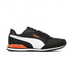 Buty do biegania damskie Puma ST Runner V3 NL JR. Czarne obuwie sportowe damskie Puma, bez wzorów, z materiału, do biegania. Za 218.00 zł.