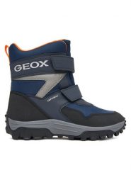 Geox Śniegowce J Himalaya B Abx J46FRE 0FU50 C0659 D Granatowy. Niebieskie buty zimowe chłopięce Geox, bez wzorów, z materiału, bez zapięcia. Za 309.99 zł.