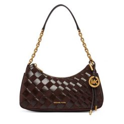 Torebka MICHAEL Michael Kors. Brązowe torebki do ręki damskie MICHAEL Michael Kors, bez wzorów, klasyczne, bez dodatków. Za 1,209.00 zł.